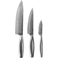 Boska Knife Set Monaco+ - Set of 3 - Professional Chef's Knife, Sous Chef Knife & Vegetable Knife - Stainless steel