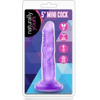 Blush Novelties Naturally Yours 5 Mini Dildo purple 14,8 cm
