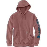 Carhartt Sweat à Capuche Carhartt Men Sleeve Logo Hooded Sweatshirt Apple Butter Heather-S