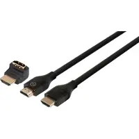 BlueBuilt Câble HDMI 4K 60 Hz Nylon 5 Mètres + Adaptateur 90°