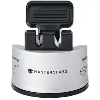 Masterclass Aiguiseur double Smart Sharp, manuel, convient pour les couteaux en céramique et à lame crantée, argent - | Sharpen Up