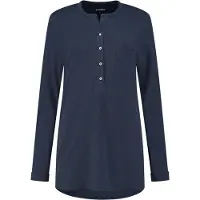 Yumeko - Chemise de pyjama - Jersey De Coton - S - Bleu
