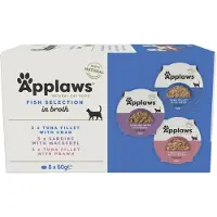 Applaws Kot tacka 60 g x 8 multipack rybny