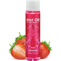 Nuei Huile chaude Gel de massage chauffant Fraise 100 ml