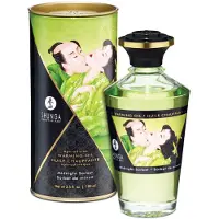 Shunga Huile chauffante aphrodisiaque et baiser Sorbet de minuit - 100 ml