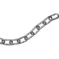 Goldenship Galvanized Anchor Chain 50 M Argenté 10 mm