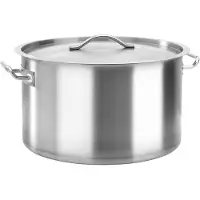 vidaXL Marmite 44 L 45x28 cm Acier inoxydable