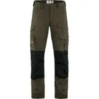 Fjällräven - Pantalon de randonnée robuste - Barents Pro Trousers M Dark Olive Black pour Homme - Taille S/M - Kaki