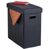 Relaxdays Pouf-de-rangement (48.50 x 27 x 49 cm)