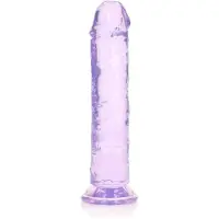 Realrock Crystal Clear Dildo 20 cm Violet