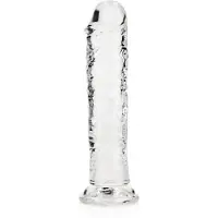 Realrock Crystal Clear Dildo 18 cm Transparent