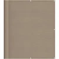 vidaXL Pare-vue pour balcon Taupe 120x800 cm 100 % polyester-Oxford