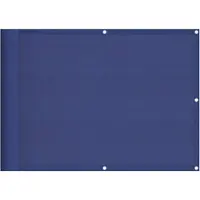 vidaXL Pare-vue de balcon bleu 75x800 cm 100 % polyester-Oxford