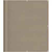 vidaXL Pare-vue pour balcon Taupe 120x700 cm 100 % polyester-Oxford