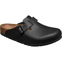 Birkenstock Unisexe, Sandales, Sandales Boston PRO noires, Noir, (46)