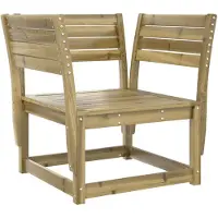 vidaXL Chaise de jardin en pin imprégné