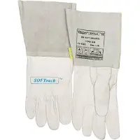 WELDAS Gant de soudeur taille XL (9,5) nature vachette/croûte/Softtouch EN 388, EN 12477, EN 1149-2 (9.5)