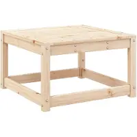 vidaXL Tabouret de jardin en pin massif