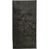 vidaXL Tapis ISTAN à poils longs aspect brillant anthracite 100x200 cm