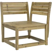 vidaXL Canapé d'angle de jardin 73x73x78 cm Bois de pin imprégné