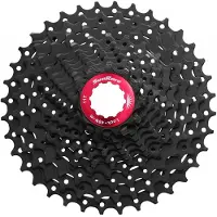 Sunrace CSRX1 Cassette 11-speed - black / red