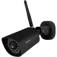 Foscam Caméra de sécurité extérieure WiFi Foscam G4C Starlight 2K, noire