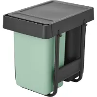 Brabantia Poubelle Encastrable 2 X 15 L - Sort & Go Built-in -