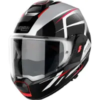Nolan N120-1 Nightlife Casque Modulable Blanc/Anthracite/Noir/Rouge 2XL unisex