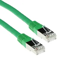 ACT Patchcord SSTP Catégorie 6 PIMF - Vert 1.00M 1m Câble réseau vert (FB9701)