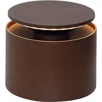 Zafferano Lampe De Table Led Push Up Corten Portable Et Rechargeable
