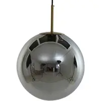 Light & Living - suspension - Medina - bronze - verre verre fumé - Ø 30cm - E27 - 2958765