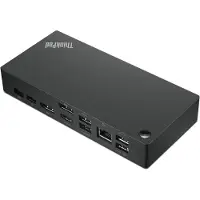 Lenovo ThinkPad Universal USB-C Avec fil USB 3.2 Gen 1 (3.1 Gen 1) Type-C Noir