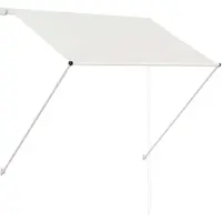 vidaXL Auvent rétractable 100x150 cm Crème