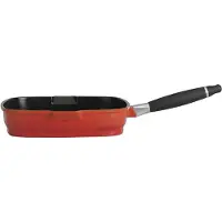 Berghoff Grillpan Virgo 28 x 28 x 4 cm orange poignée amovible alu moulé