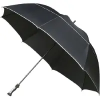Falcone XXL Parapluie - 140 cm - Noir, Noir