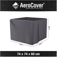 Platinum Housse de Table à Feu AeroCover Anthracite (74 x 74 x 60 cm)