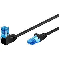 Goobay Câble U/UTP Cat 6a coudé -