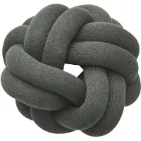 Design House Stockholm Knot Cushion Ottoman Forest Green