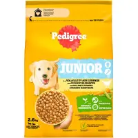Pedigree Junior 2,6 kg z drobiem i warzywami dla dorastających psów dużych i średnich ras