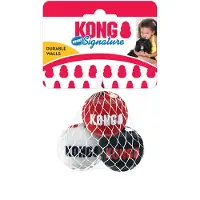 Kong 3x Signature Sport Balls (Jouet de balle pour chiens)