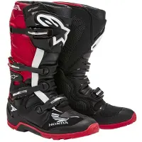 Alpinestars Bottes Honda Tech 7 Enduro Drystar Black Bright Red, Taille: 11