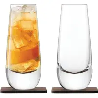 LSA International Verre à Whisky LSA Whisky Islay avec Sous-Verre 325 ml (Lot de 2)