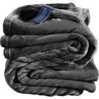 De Witte Lietaer Plaid Polaire De Witte Lietaer Cosy Dark Ebony-150 x 200 cm