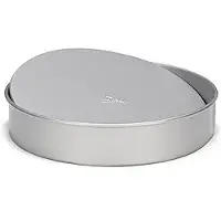 Patisse Moule à gâteau en acier inoxydable avec fond libre 20 x 4,5 cm argenté, Moule à gâteau, Argent