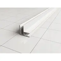 Wiesbaden Slim profil d'angle 2000 x 10 mm mat blanc 20.6128