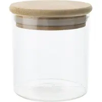 Cosy & Trendy Pot A Provisions 33cl Verre D8xh10cmcouvercle En Bois