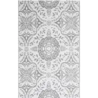 vidaXL Tapis d'extérieur ARAKIL gris clair 140x200 cm PP