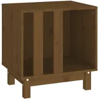 vidaXL Niche pour chiens brun miel 50x40x52 cm pin massif