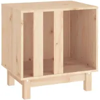 vidaXL Niche pour chien 50x40x52 cm pin massif