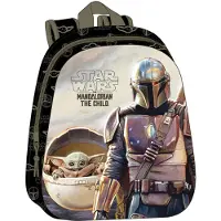 Star Wars 3d The Mandalorian Sac à dos Rosa Rosa Taille unique